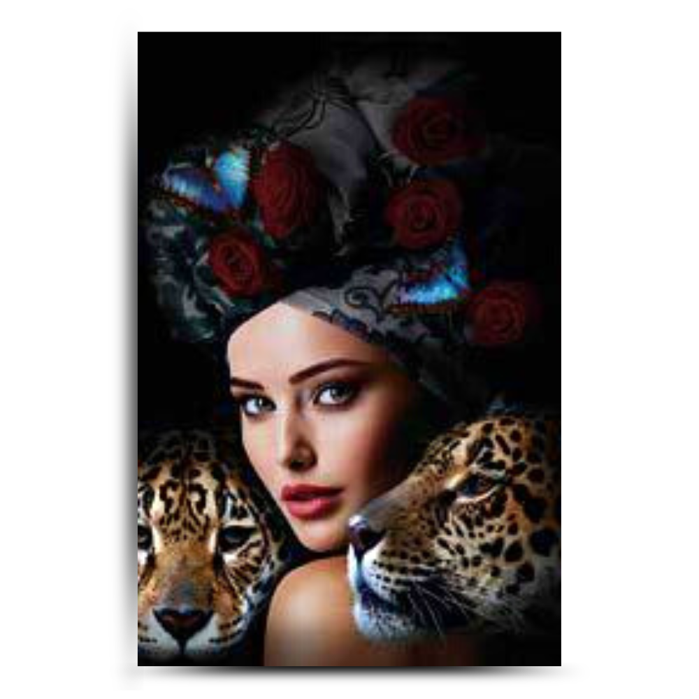 Cuadro Mujer Jaguar
