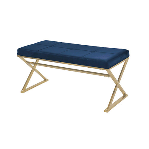 Taburete equis Velvet Patas Gold