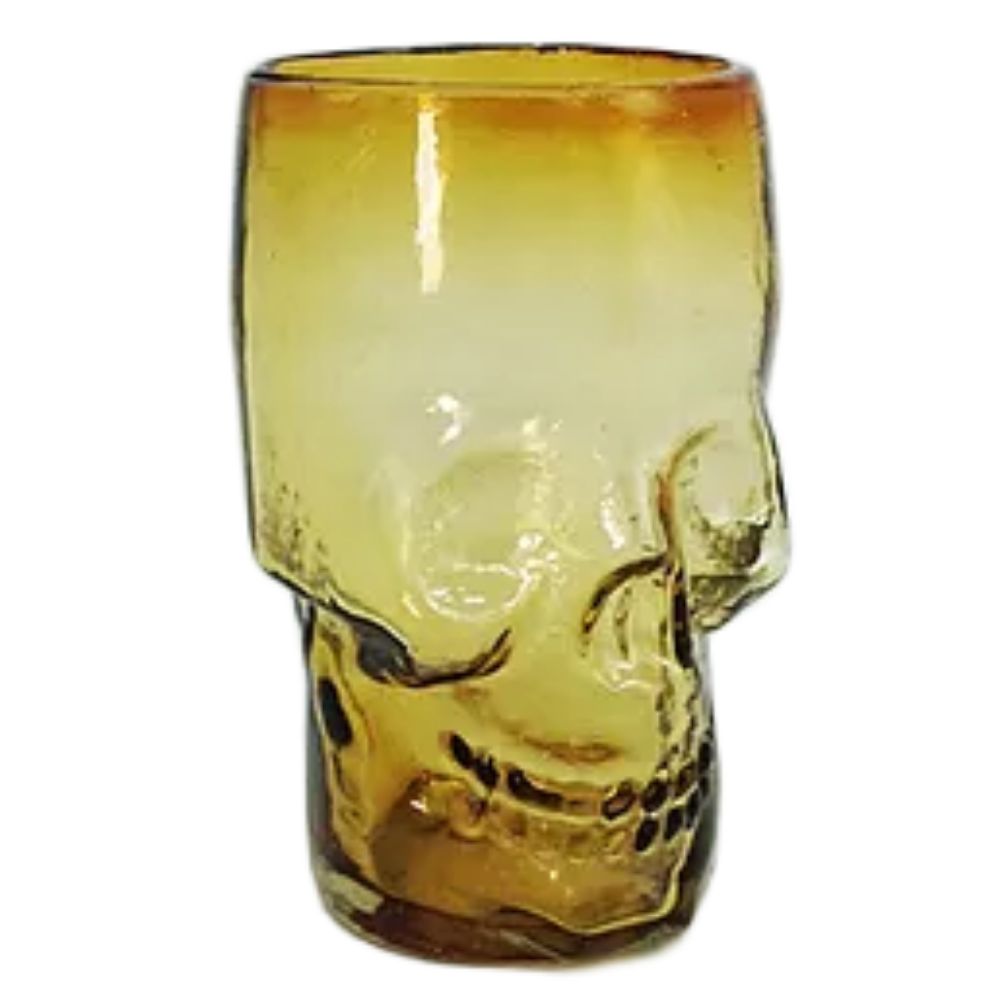 Vaso Decorativo Calavera Ambar