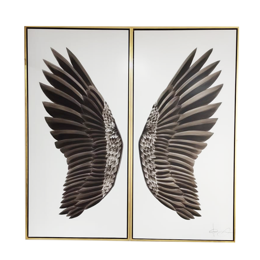 Set de Cuadros Black Wings
